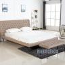 Кровать XS-9089 MK-7603-BG двуспальная 180х200 см Бежевый