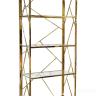 Стеллаж с прозрачным стеклом (золотой) GY-SH8711GOLD