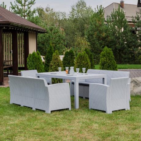 Комплект мебели GRAND LANA DINING XL светло-серый