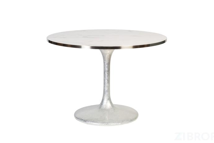 33FS-21009STOL/OB Стол обеденный Misty White d110*75,5см