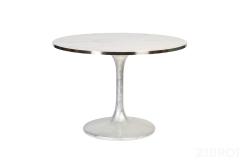 33FS-21009STOL/OB Стол обеденный Misty White d110*75,5см