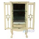 Витрина MK-CAB06/DISP MK-2467-IV 76х45х142 см Слоновая кость