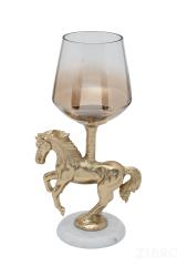 69-21004 Подсвечник декоративный "Horse" 17*12*33см