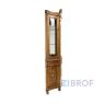 Витрина MK-2403-AB 1-дверная 130х50х237 см Античный бежевый