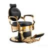 Барбер кресло CAESAR Gold Black