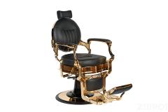 Барбер кресло CAESAR Gold Black