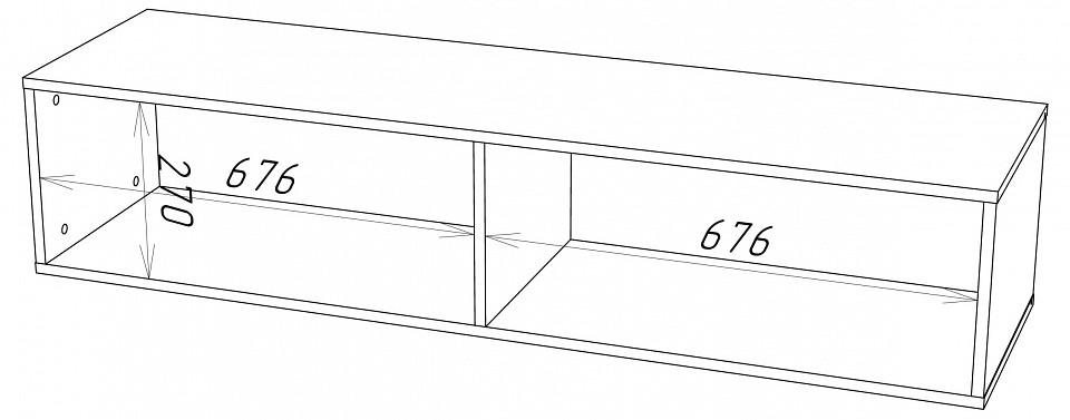 Тумба под ТВ Somero III черный NKM_71384055-71384032