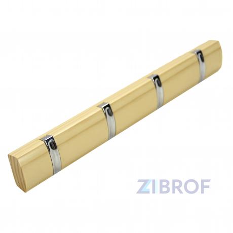 Вешалка  MK-2372-NL 37х3х6 см Натуральное дерево