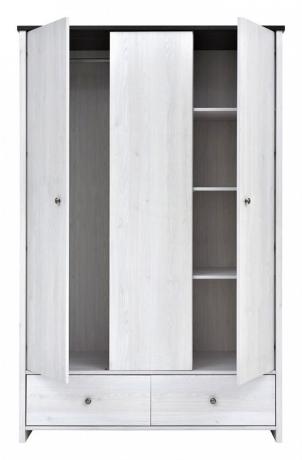 Шкаф платяной Порто SZF3D2S джанни, сосна ларико BRW_70003205
