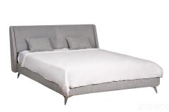 Кровать Michelle 160cм 4 кат, ткань+кожа