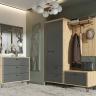 Зеркало настенное Grace LUS графит, дуб наварра BRW_UT-70039465
