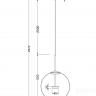 Подвесной светильник Maytoni MOD056PL-L12G3K