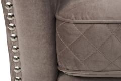 Кресло Sorrento велюровое крем-брюле