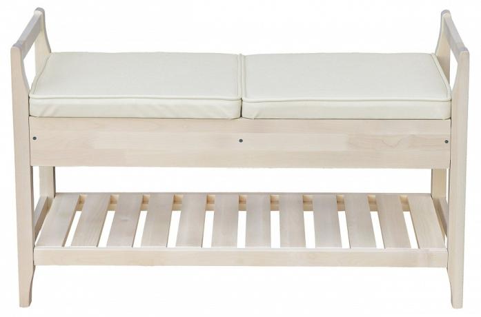 Банкетка-стеллаж для обуви Н бежевый ML_007589
