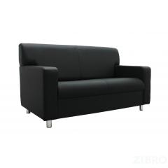 Диван офисный Клерк 3 двойной Размер: 152 х 80 см, черный Ecotex 3001