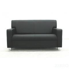 Диван офисный Клерк 3 двойной Размер: 152 х 80 см, черный Ecotex 3001