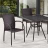 Комплект плетеной мебели T283BNT-W2390/Y282A-W52 Brown 4Pcs