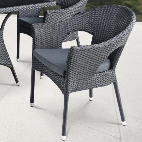 Комплект мебели из искусственного ротанга - Avanti Black