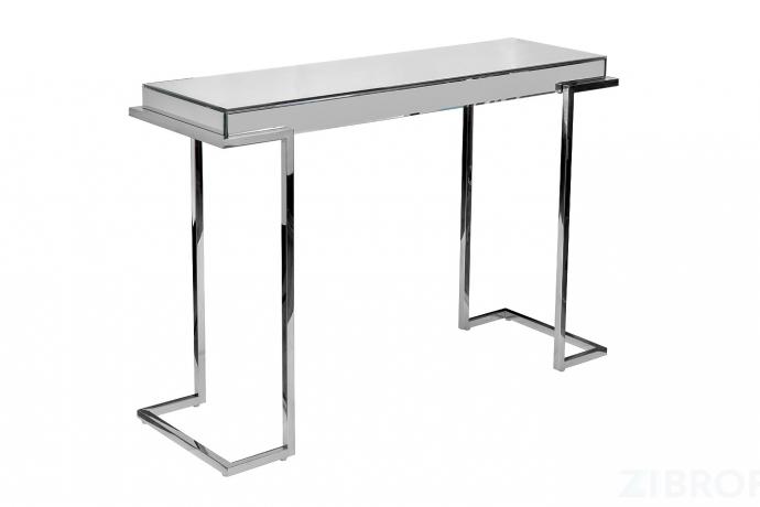 KFG129 Консоль зеркальная каркас н/ж сталь хром 116*39*79см