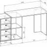 Стол письменный Прайм-46 венге MAS_STL-PRAIM-46-VB