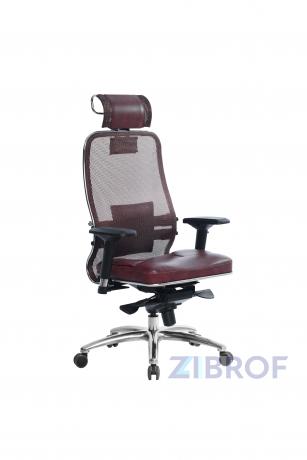 Офисное кресло Samurai SL-3.03 темно-бордовое