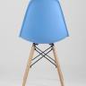 Стул Eames DSW голубой, литой полипропилен, стальной каркас, массив бука, 4 шт.
