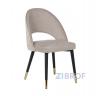 Стул велюровый серо-бежевый 30C-1228F BG