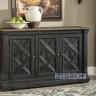 Буфет Tyler Creek D736-60 147х46х92 см Черный/Серый