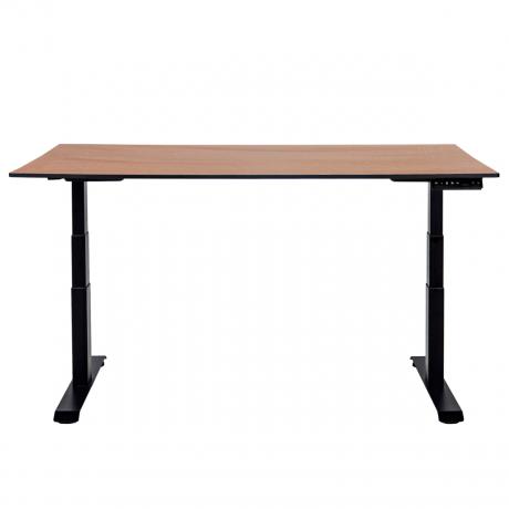 Стол с регулировкой высоты 2A3L LOW черный/HPL дуб, 180x90