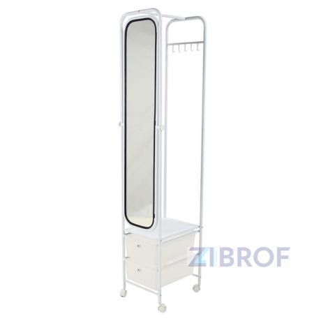Зеркало MS-9088 MK-2375-WT c ящиками 38х35х170 см Белый