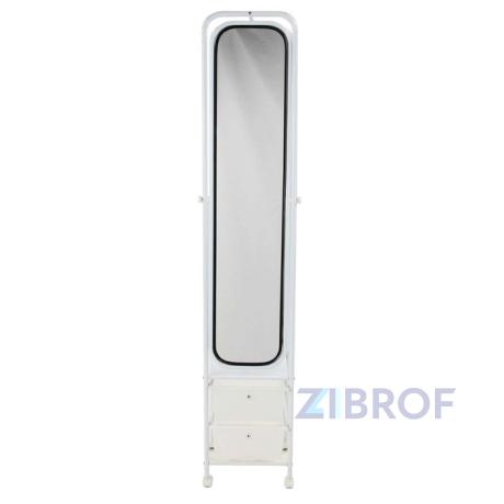 Зеркало MS-9088 MK-2375-WT c ящиками 38х35х170 см Белый