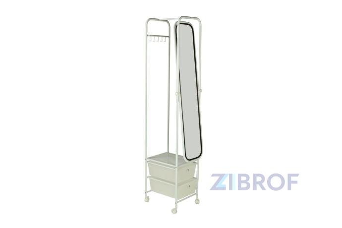 Зеркало MS-9088 MK-2375-WT c ящиками 38х35х170 см Белый