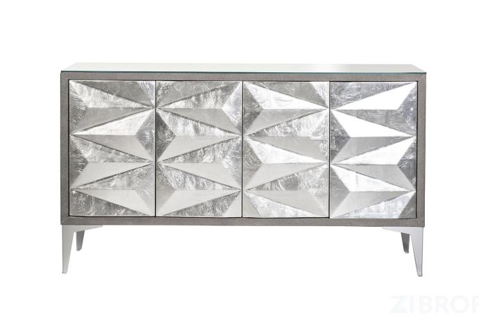 ART-2927-S Комод с рельефным фасадом,отделка под ската 163*41*90