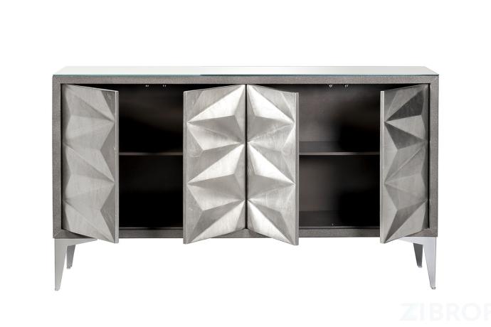 ART-2927-S Комод с рельефным фасадом,отделка под ската 163*41*90