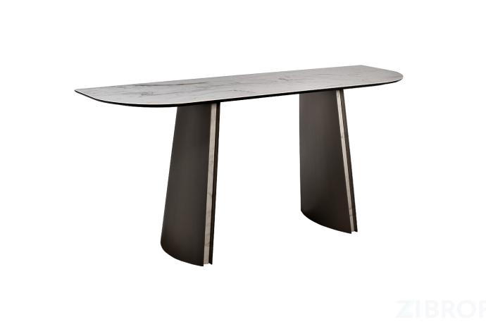 160KD-60062 Консоль, керамика Johannesburg белая 160*50*75см