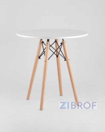 Eames D70, 2 стула Eames DSW белые