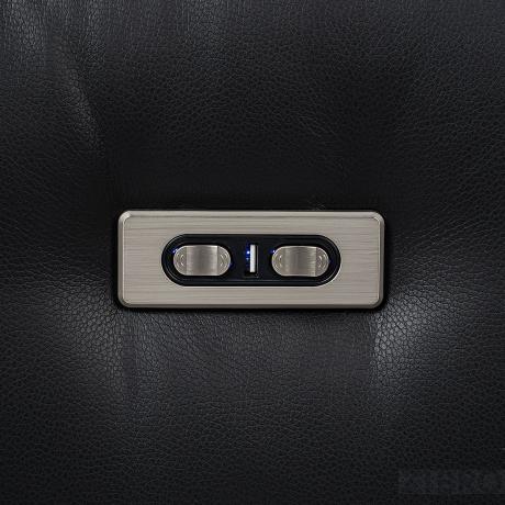 Кресло-реклайнер Майами с электроприводом 3 мотора с регулировкой высоты и USB-портом