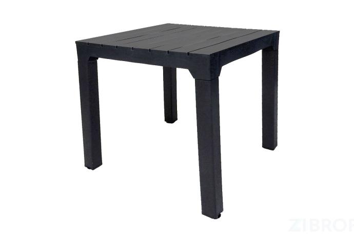 Boston b:rattan, Стол Quatro 780*780, антрацит