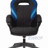 компьютерное игровое Бюрократ VIKING 3 AERO BLUE черный/синий обивка экокожа/ткань крестовина пл