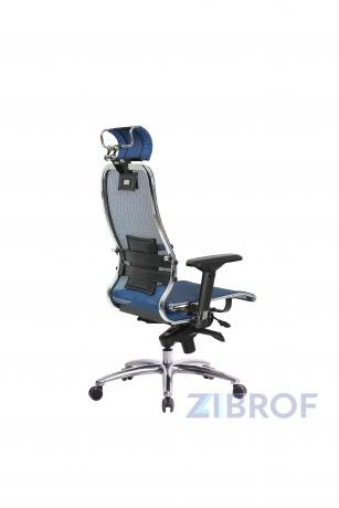 Офисное кресло Samurai S-3.03 синее
