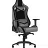 компьютерное TopChairs Racer Premium серое геймерское