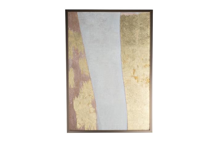 89VOR-GOLDEN ART-2 Холст "Золотое искусство-2" 70*100 см,багет латунь, зол.поталь