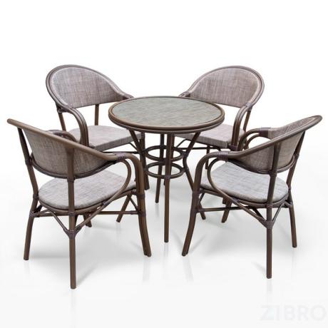 Комплект мебели A1007/D2003-AD64 Cappuccino (4+1)