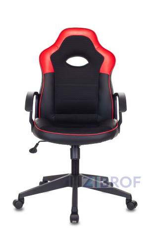 компьютерное игровое Бюрократ VIKING-11/BL-RED черный/красный обивка экокожа/ткань крестовина пл