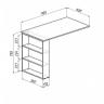 Стол компьютерный Рикс-25 белый MAS_Riks-25BEL