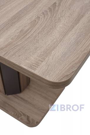Стол обеденный Stork раскладной 120-160*75 дуб/ вольфрам