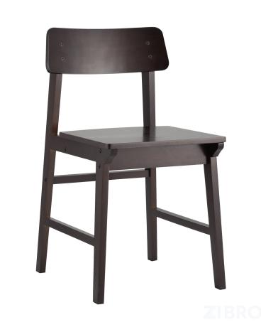 Комплект из двух стульев ODEN WOOD из массива гевеи эспрессо