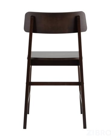 Комплект из двух стульев ODEN WOOD из массива гевеи эспрессо