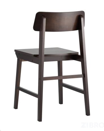 Комплект из двух стульев ODEN WOOD из массива гевеи эспрессо