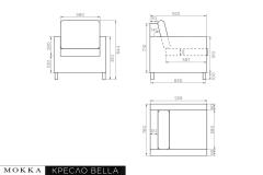 Комплект плетеной мебели MOKKA BELLA Family